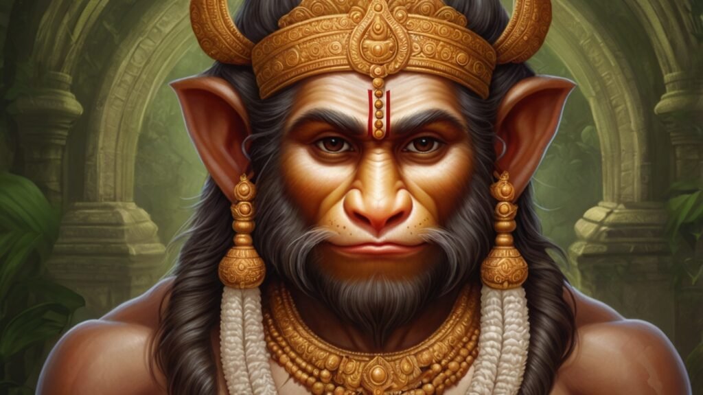 Hanuman's Conversation with Sita Maa
