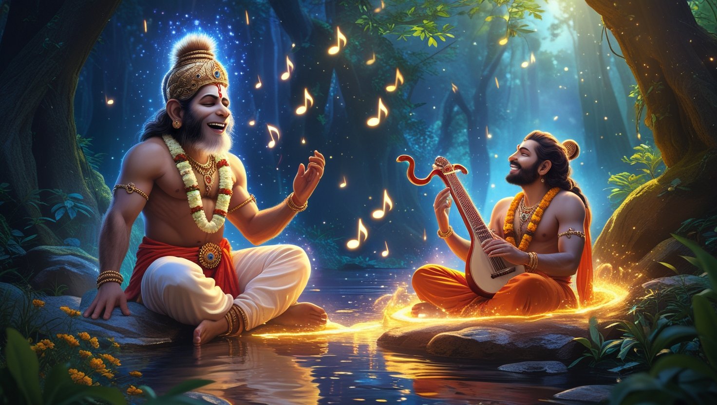 Hanuman and Narada